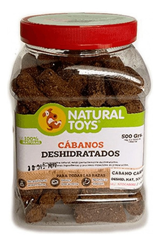 Natural Toys Snack Perros Cabanos Deshidratados 500g