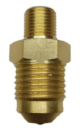 Conector De Bronce Mnpt X Flare 3/8'' X 1/2''