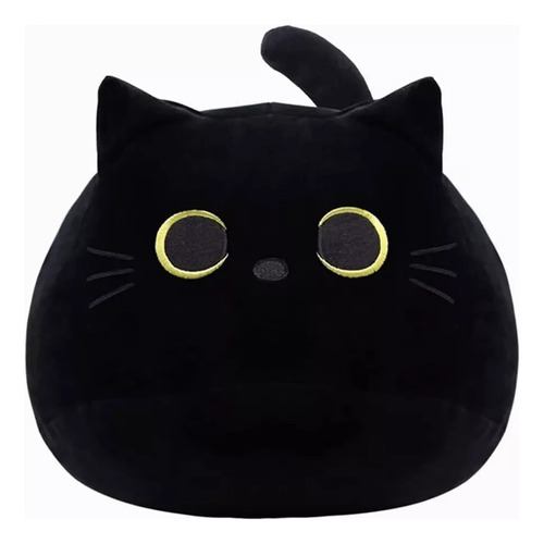 Almohada De Peluche De Gato Negro, Almohada De Sofá Con Dise