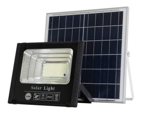 Reflector Solar Led 100w 9,000lm Magna Lux Rs-1001 Color de la carcasa Negro