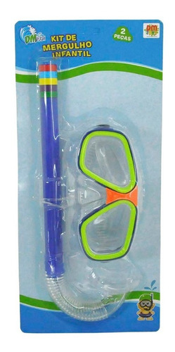 Kit Para Mergulho Infantil Snorkel Cor Sortida Dm Toys 5478