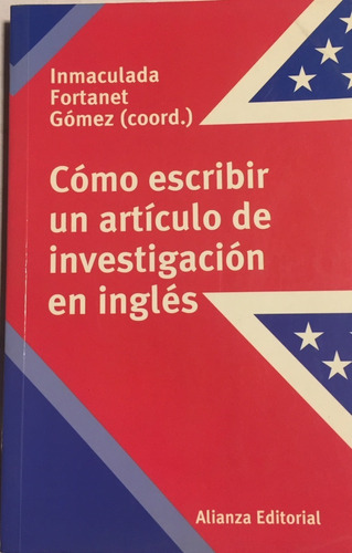 Libro Cómo Escribir Un Artículo De Investigación En Inglés