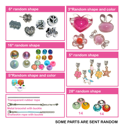 Set De Fabricación De Pulseras Para Niñas, Conjunto De Joyas