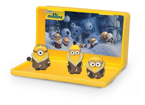 Minions Pack X3 Mini Tontos Juguetería El Pehuén