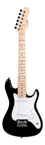 Guitarra elétrica infantil Vogga VCG120N black com diapasão de bordo
