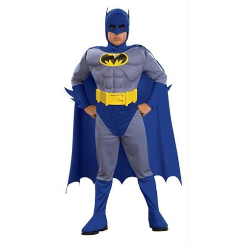 Disfraz Para Niño Batman Talla Small Valiente Y Musculoso