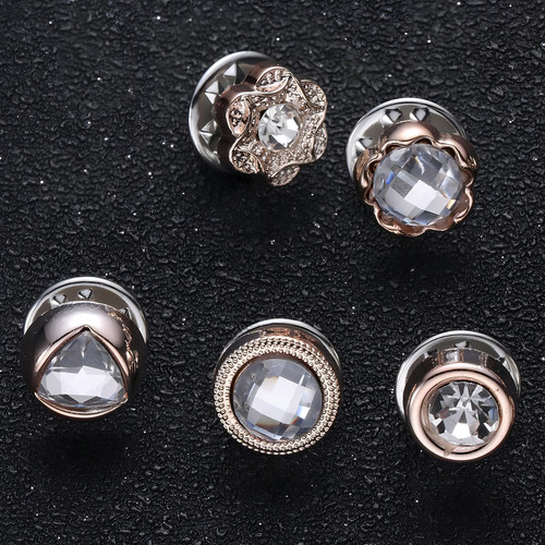 Broche De Seguridad Con Botones Exquisitos, Broche De Seguro Color Pearl