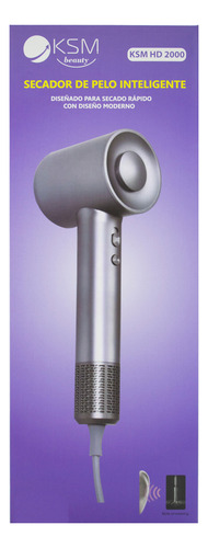 Ksm Beauty Secador Pelo Inteligente Rápido Hd 2000 Blanco 3c