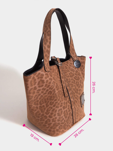 Cartera Marta Mediana Totebag Oficina Juanita Jo Mujer Print Lisa