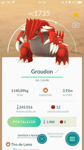Groudon - Pokemon Go