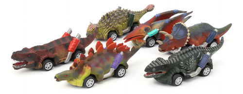 Modelo De Dinosaurio Toy Retroceso De Juguete Vehículo De