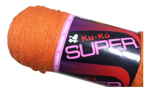 Estambre Ku-ku Super Tubo De 200 Gramos Color Mamey