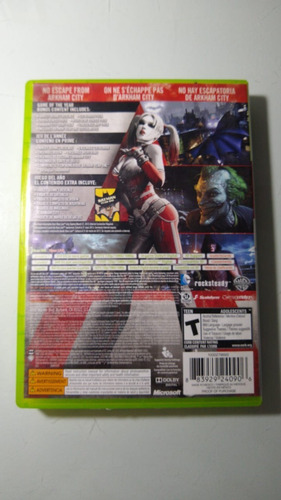 Batman Arkham City Xbox 360 Lenny Star Games