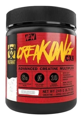 Mutant - Creakong Cx8 30 Servicios - Creatina + Bcaa