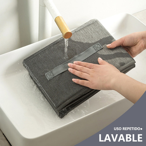 Caja Plegable Con Compartimentos Pararopa , Lavable,3pcs Mixto