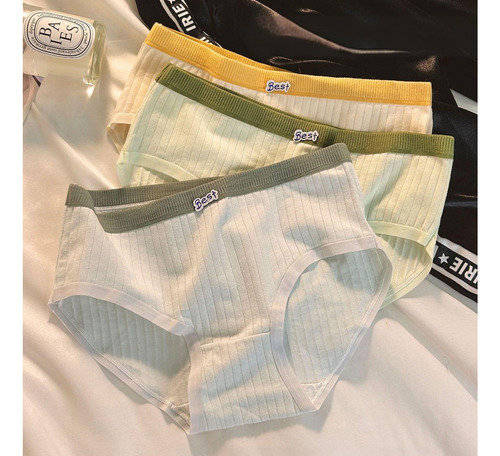 10 Packs Calzoncillos De Algodón De Talla Grande Para Mujer