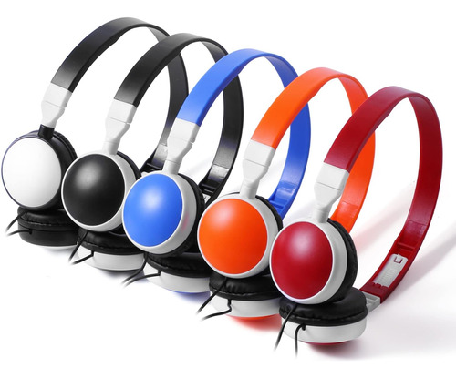 Keewonda Bulk Headphones Classroom Kids Earbuds 25 Pack Para