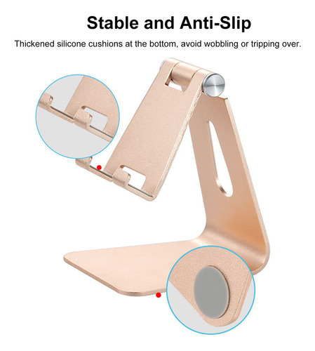K Soporte De Teléfono Ajustable: Plegable, Giratorio,