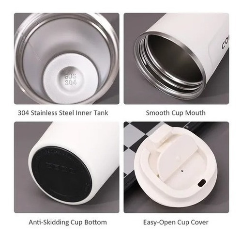 Imagen 3 de 3 de Botilito Termo Vaso Café Te Bebida Conserva Caliente 380ml