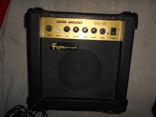 Amplificador Fretmaster Para Guitarra Eléctrica Y Bajo De 15