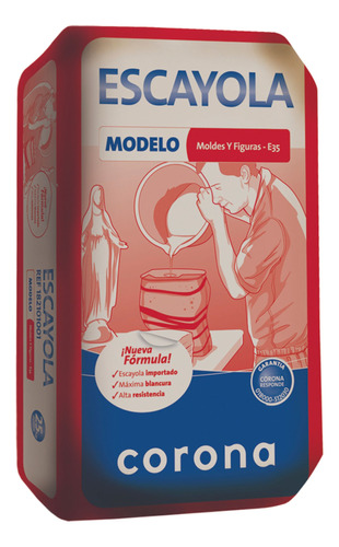 Yeso Escayola Modelo 25 Kg Corona