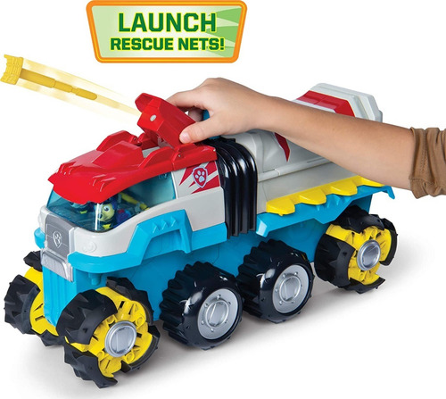 Imagen 8 de 10 de Paw Patrol Dino Rescue Patroller Carro Motorizado Chase Rex