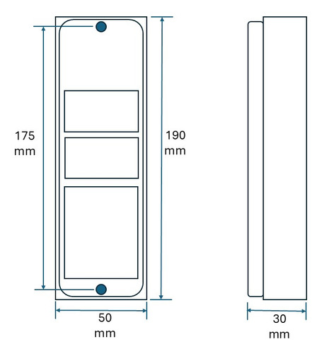 Cuarto Trasero Led Universal Para Montacargas Y Maquinaria