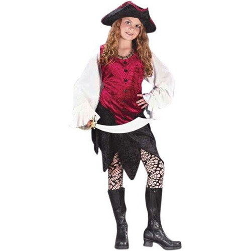 Disfraz Para Niña Pirata Talla Large 12-14 Halloween