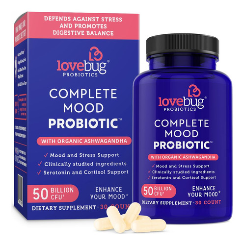 Lovebug Complete Mood Probiotic | 10 Cepas Probioticas Clini