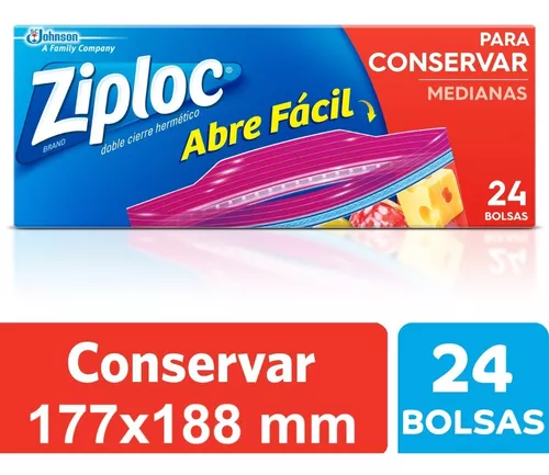 WebApp - Bolsa p/Conservar Mediana Ziploc x 12 un. - Supermercado