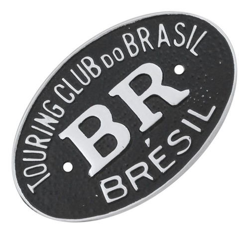 Emblema Plaqueta Brasão Br Touring Brésil Fusca Kombi Tl Tc