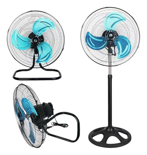 Ventilador Pedestal Piso Pared 3en1 Con 3 Aspas 18 Pulgadas
