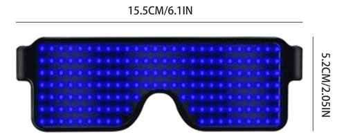 Gafas Recargables Por Usb, Led, Inteligentes, Modernas, Lumi