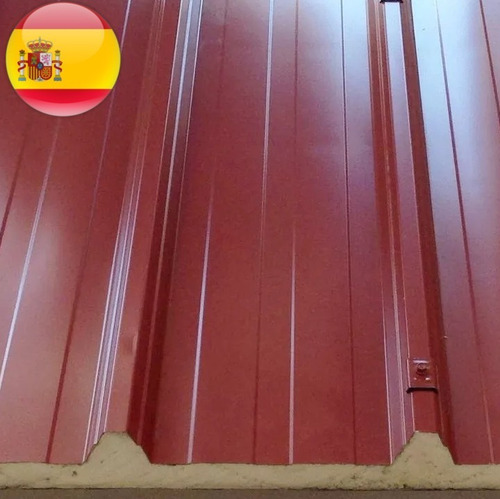 Chapa Con Aislación Poliuretano Isopanel Térmico Trapezoidal