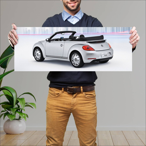 Cuadro 30x80cm Auto 2013 Volkswagen Ibeetle Cabr 942