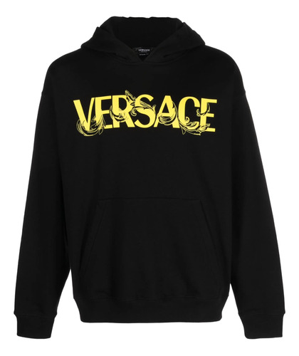 Sudadera Versace Baroque Embroidered Logo Hoodie Original