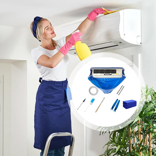 Kit De Limpieza De Aire Acondicionado Bolsa De Limpieza De A
