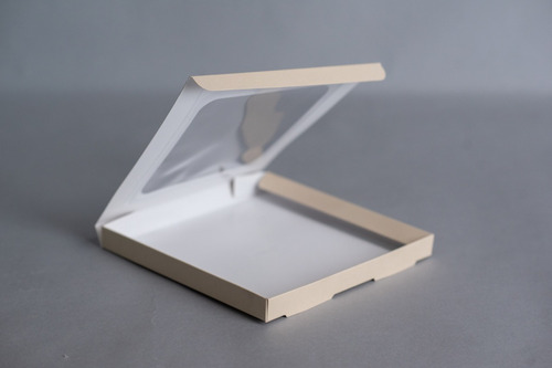 Imagen 2 de 3 de Caja Con Ventana 20x20x2 Cm (x 50 U.) Cookies Pañuelos - Bauletto
