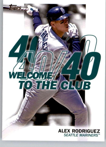 2023 Topps Bienvenido Al Club Wc-4 Alex Rodriguez Nm-mt Seat