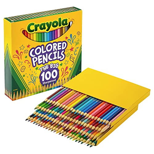 Lápices De Colores Crayola, Colores Surtidos, Juego De 100