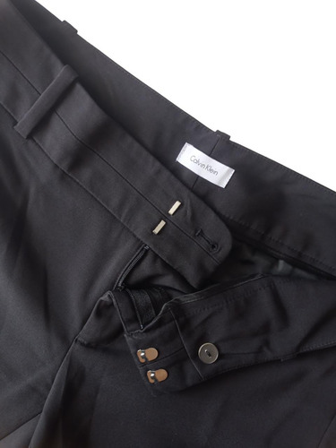 Pantalón De Vestir Negro Calvin Klein Para Trabajo 