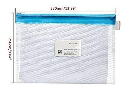 Imagen 2 de 4 de Zipper File Bags,izbuy 12pcs A4 Zipper Storage Bags With Lab