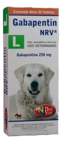 Suplemento Perros Gabapentin L, 30 Tabs