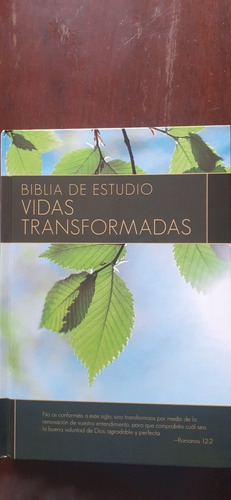 Biblia De Estudio Vidas Transformadas ( Reina Valera 1960)