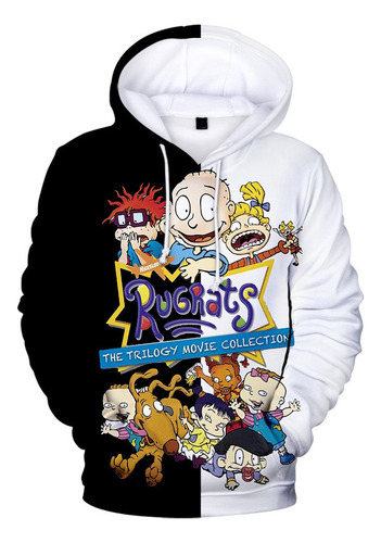 Ms Sudadera Con Capucha De Manga Larga Rugrats In Paris