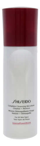 Microespuma Limpiadora Shiseido Complete 180 Ml Para Mujer