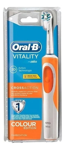 Cepillo Eléctrico Alemán Oral-b Color Naranja / Batería Recargable A 220v / Ver Ingresos Brutos