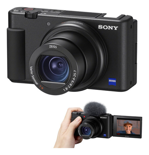 Camera Sony Zv-1 4k Com Tela Articulada 20mp