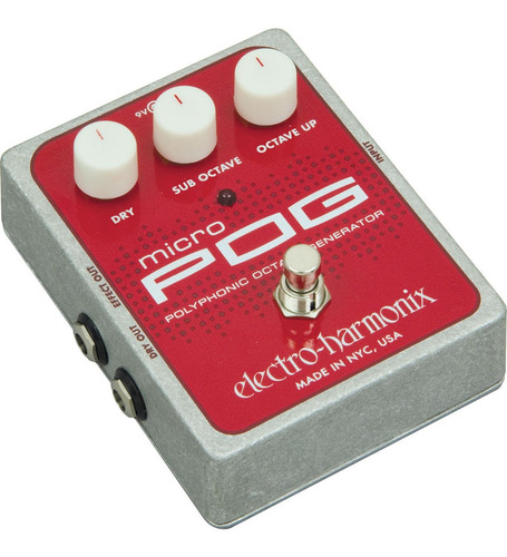 Imagen 2 de 3 de Pedal Octavador Polifonico Electro Harmonix Micro Pog