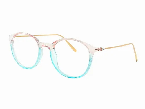 comprar Armazón Lentes Infinit Panto Translúcido Rosa Y Celeste